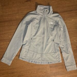 The North Face Women's Light Blue Softshell Jacket